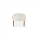 Romeo Teak and Travertine Garden Furniture: Coffee table 120 x 65 cm