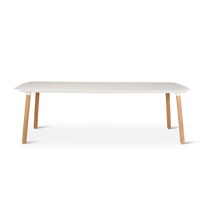 Romeo Teak and Travertine Garden Furniture: Dining table 240 x 100 cm