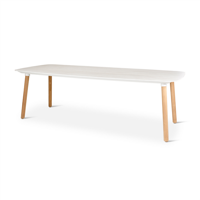 Romeo Teak and Travertine Garden Furniture: Dining table 240 x 100 cm