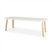 Romeo Teak and Travertine Garden Furniture: Dining table 240 x 100 cm