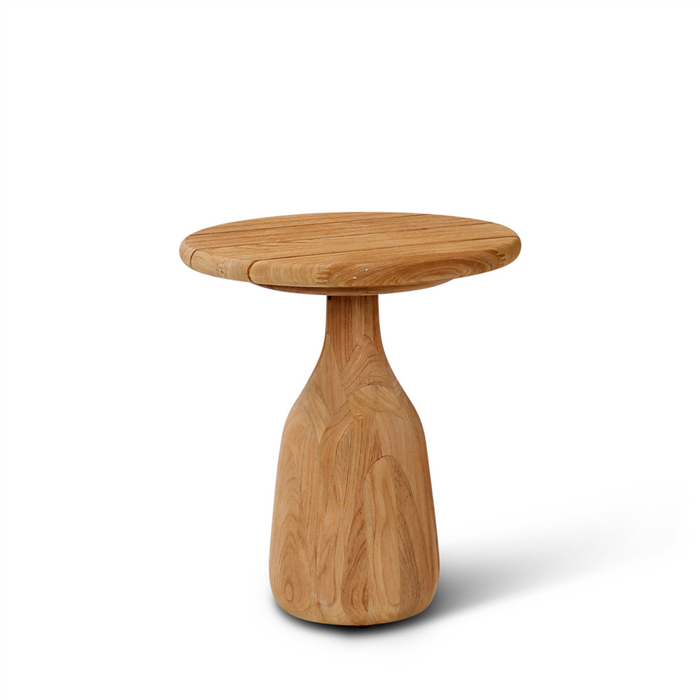 Felice Teak Tables and Maison Chairs: Side table d45 cm