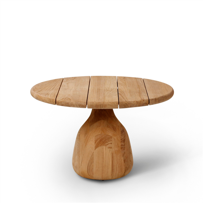 Felice Teak Tables and Maison Chairs: Side table d65 cm