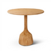 Felice Teak Tables and Maison Chairs: Round table d80 cm