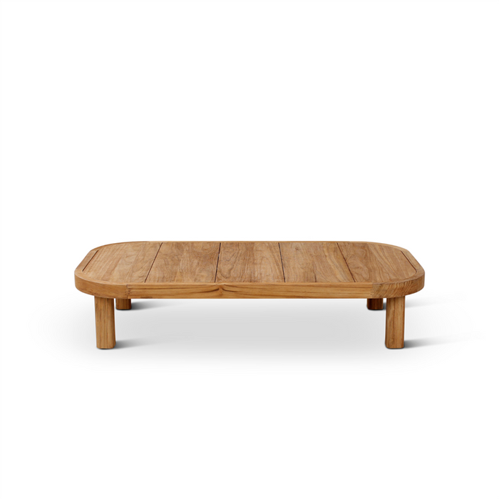 Lenka Brushed Teak Modular Lounge: Coffee table 120 x 70 cm