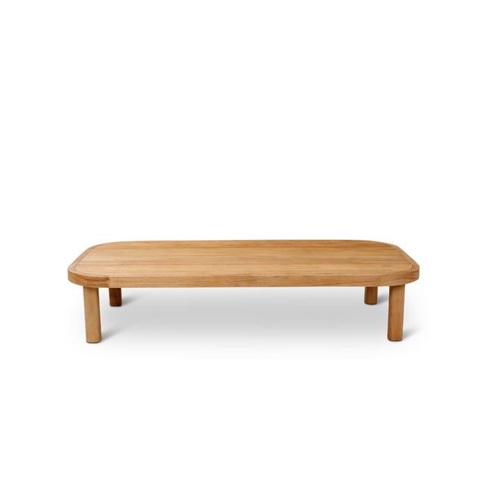 Lenka Brushed Teak Modular Lounge: Coffee table 150 x 80 cm