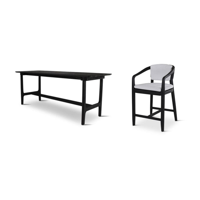 Elisa counter chair and table 4 seater set