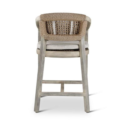 Elisa counter chair teak soft grey