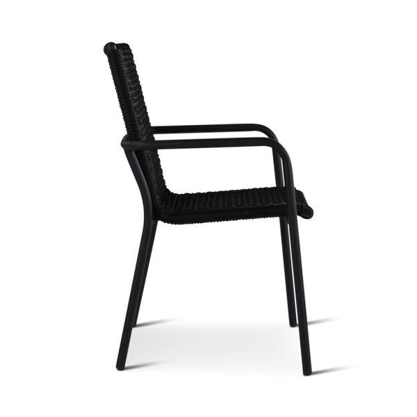 Simon armchair black