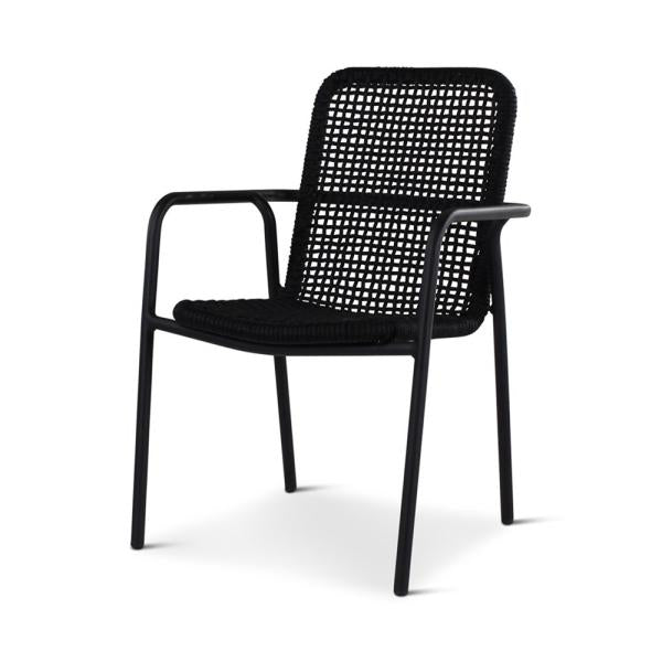Simon armchair black